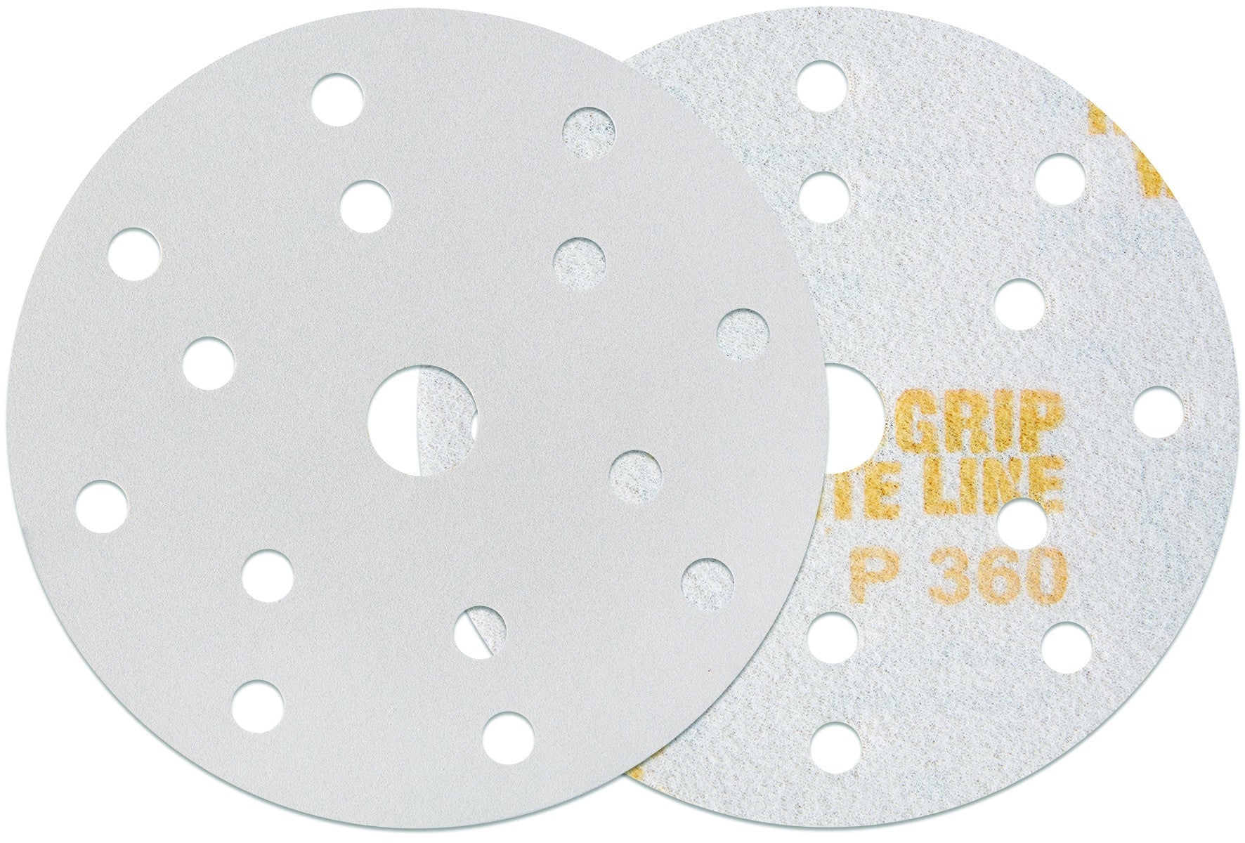 Produktbild von 25x Klett-Schleifscheiben 150 Mm, Körnung 40 – Ohne Loch, Rot – Für Trockenbau, Holz, Metall & Lack – Langlebiges Schleifpapier Für Giraffenschleifer