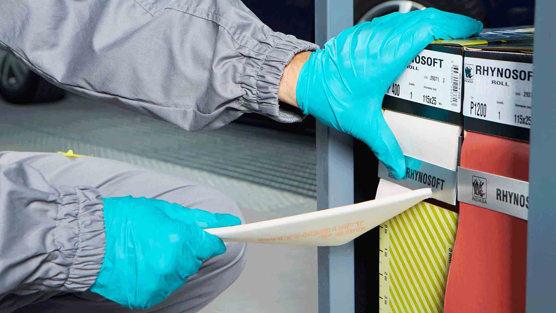 Einseitige Schleifschwämme