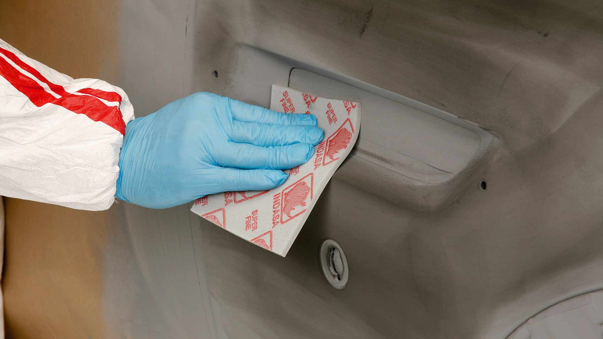 Doppelseitige Schleifschwämme