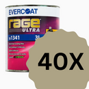40 x EVERCOAT Rage Ultra Leichtgewichts-Universalspachtel + Härter - 3 Liter