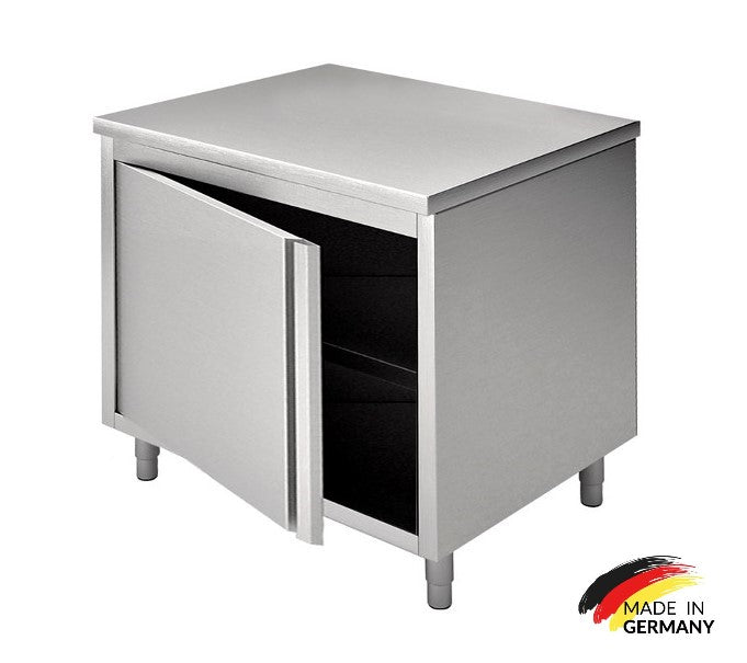 Arbeitsschrank Mischschrank mit Zwischenboden - Edelstahl Rostfrei ohne Absaugung - alle Größen - verschweißt