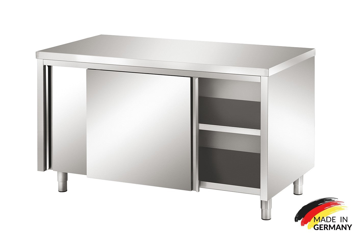 Arbeitsschränke, Arbeitsschränke geschlossen, Edelstahlmöbel