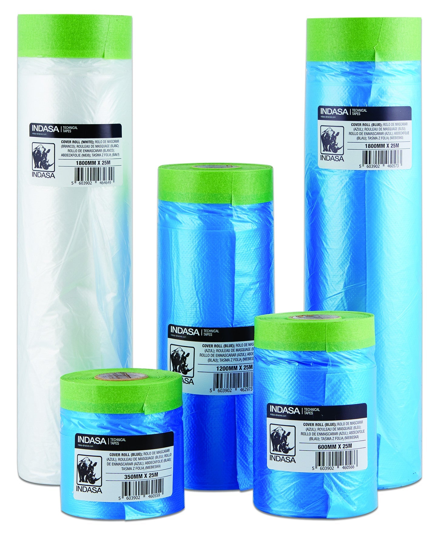 Indasa Abdeckband 25m 60/120/180cm Masking Tape Abdeckfolie Malerkrepp Klebeband