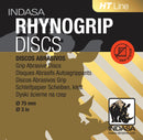 50 x Indasa Schleifscheiben  RHYNOGRIP HT LINE D 75mm 3Loch - Hochleistung Schleifmittel