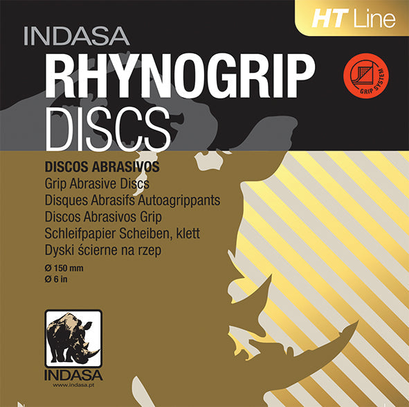 50 x Indasa Schleifscheiben RHYNOGRIP HT LINE ULTRAVENT D 150mm 21Loch - Hochleistung Schleifmittel
