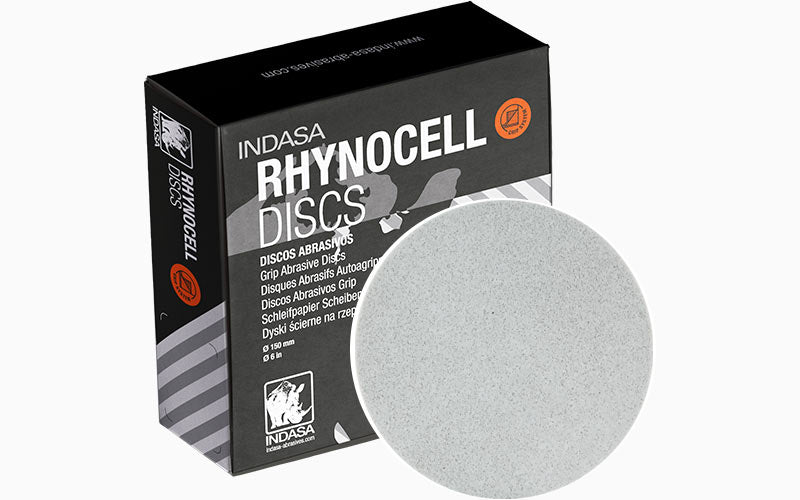10 x Indasa RHYNOCELL MF3000 Feinschleifscheibe D 150mm, Fine Finishing Schleifscheiben