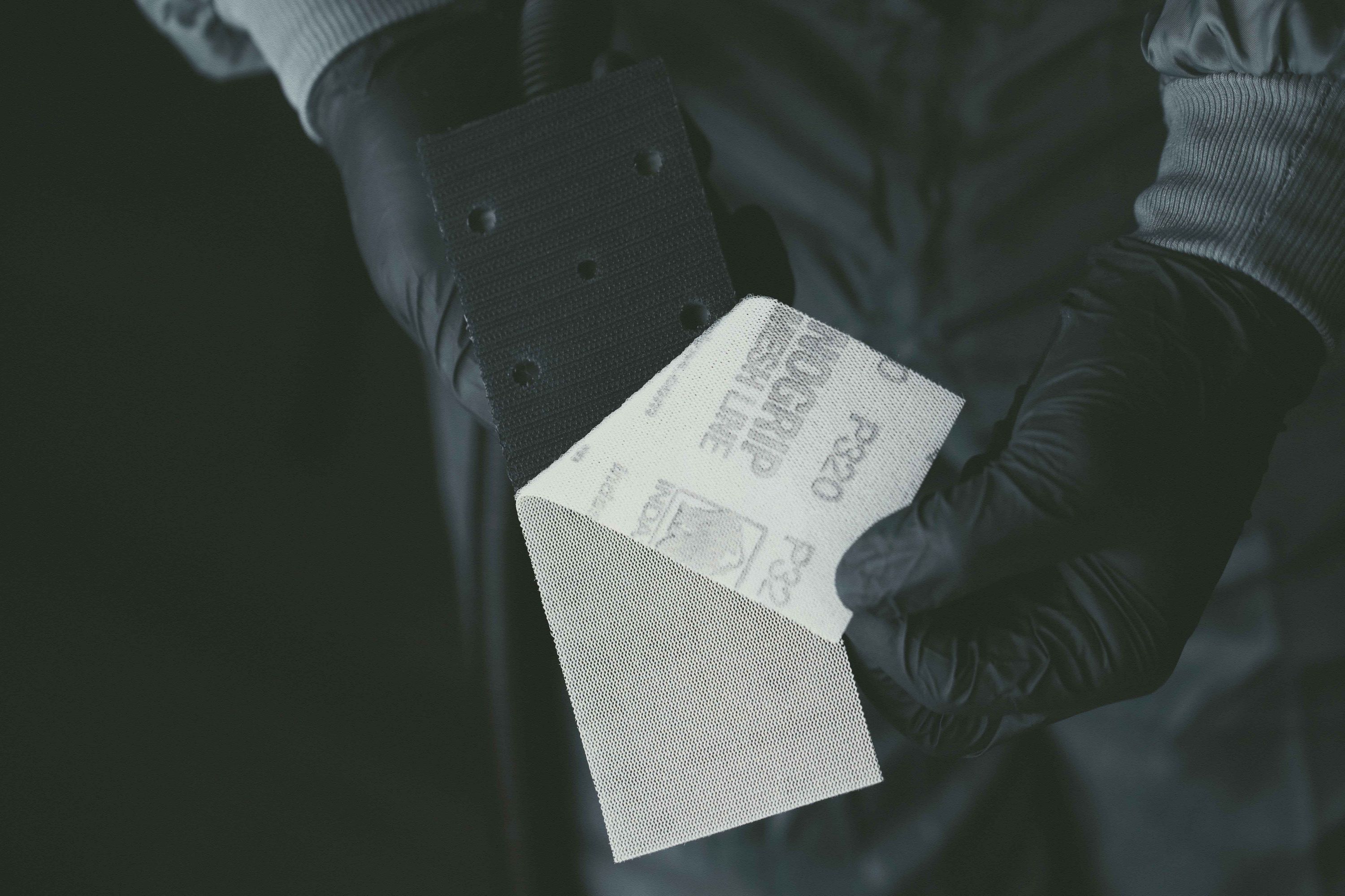 Indasa 50 x MESH LINE Netz-Schleifstreifen 70x198 mm Klett - 50 Stk - zum Schleifen von Holz, Spachtel, Lack