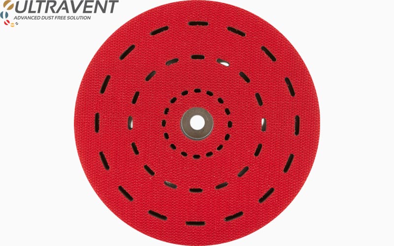 Indasa Schleifteller 150mm für Exzenterschleifer - Rhynogrip-Backing Pad - Ultravent Hohes Profil