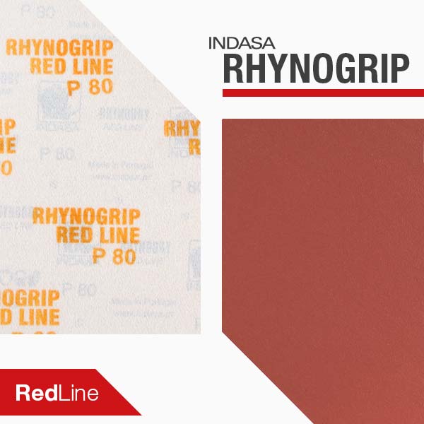 50 x Indasa Schleifscheiben RHYNOGRIP RED LINE D 75mm - Exzenter Profi Schleifpapier Klett, Exzenterschleifpapier