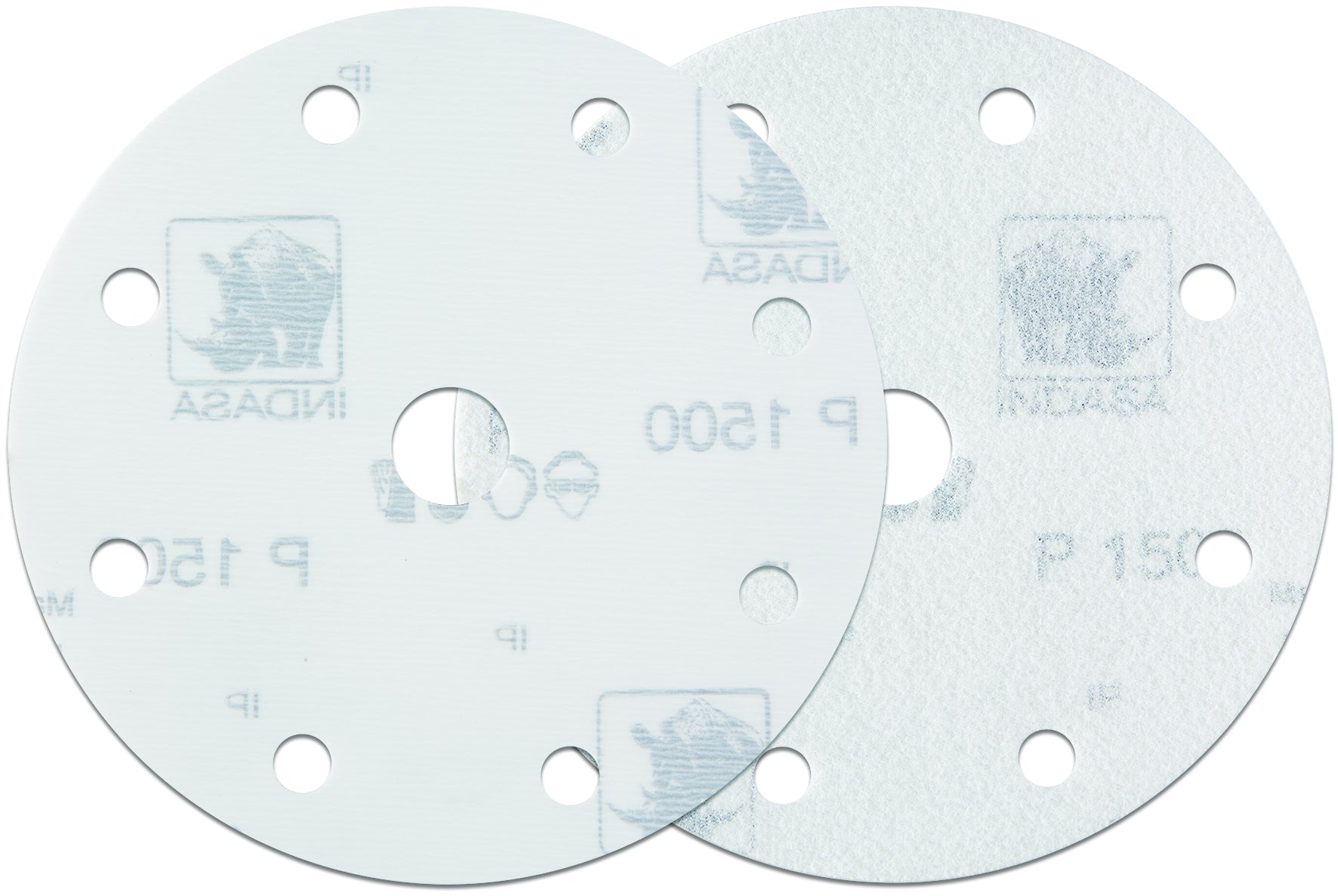 50 x Indasa Schleifscheiben RHYNOGRIP Film Line D 150mm 9Loch