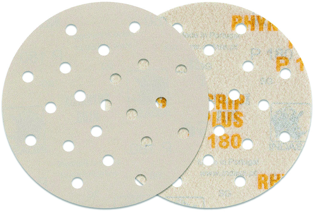 50 x Indasa Schleifscheiben RHYNOGRIP PLUS LINE Ultravent D 150mm 21Loch - Schleifmittel resistent gegen Zusetzen