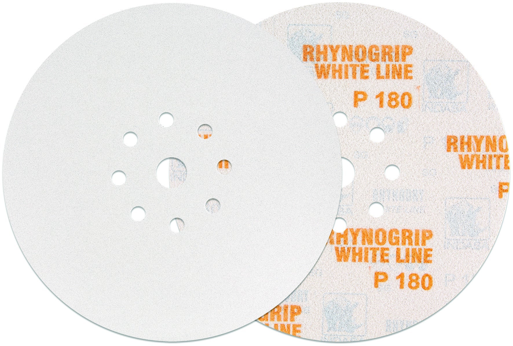 Indasa WhiteLine Schleifscheiben 50 Stück P150 Ø 225mm 8+1 Loch Klett Exzenter Schleifpapier KFZ Lack