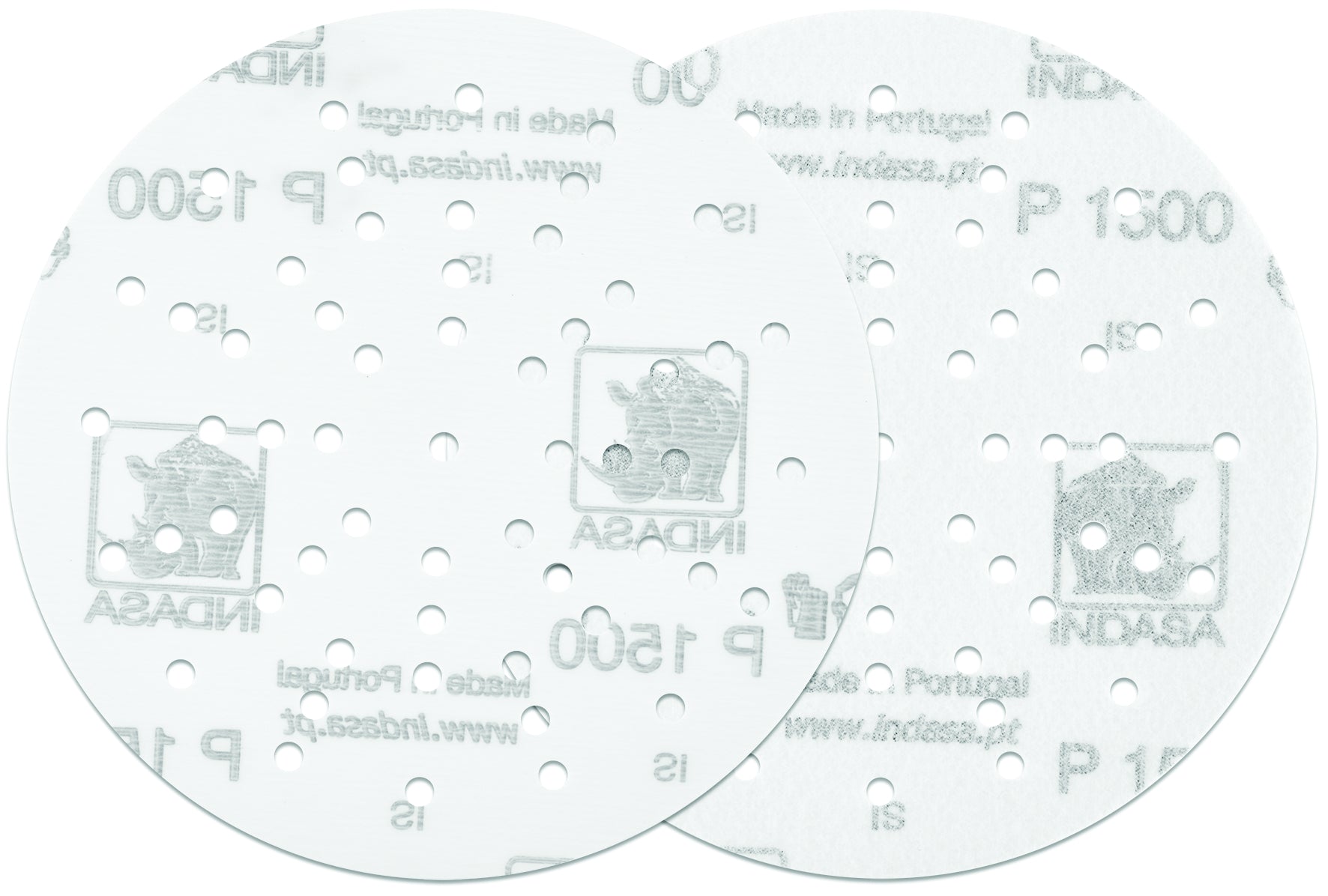 50 x Indasa Schleifscheiben RHYNOGRIP FILM LINE ULTRAVENT 150mm 57Loch