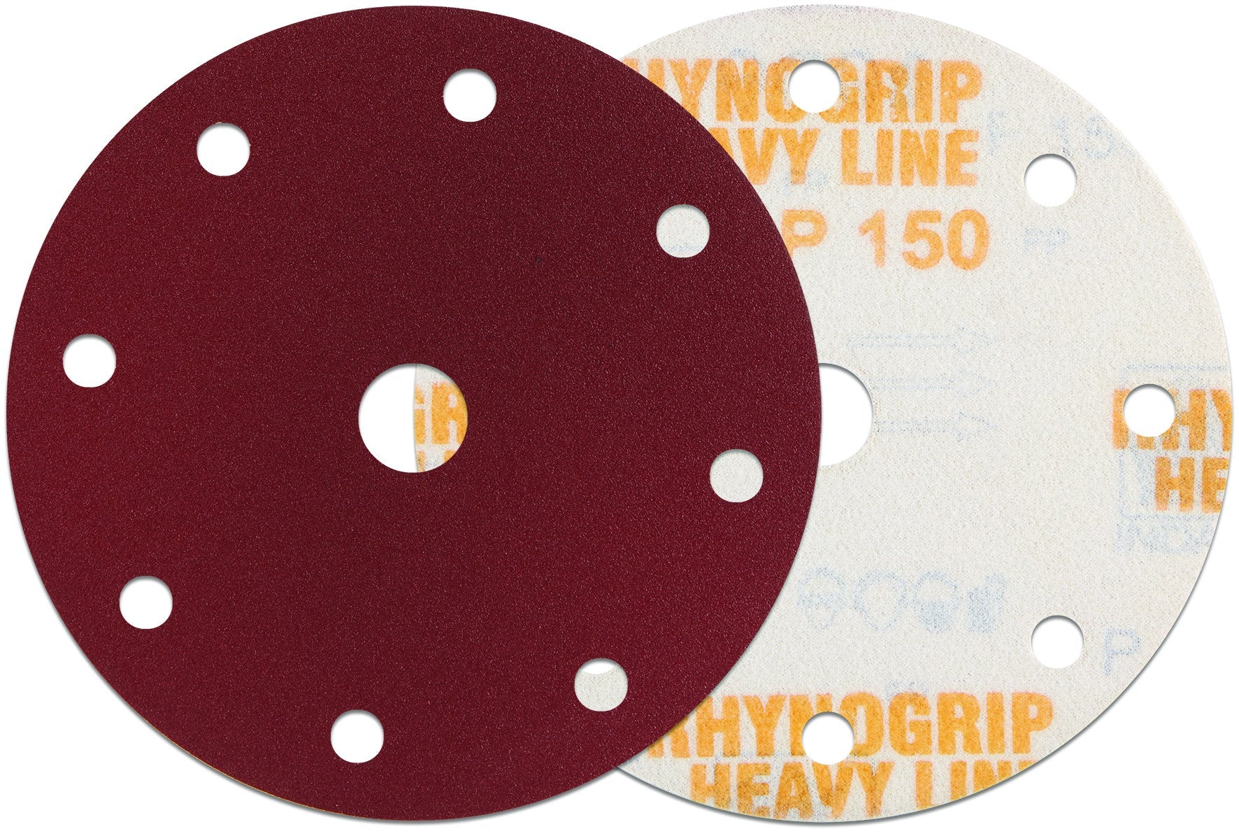 50 x Indasa Schleifscheiben RHYNOGRIP HEAVY LINE D 150mm 8Loch