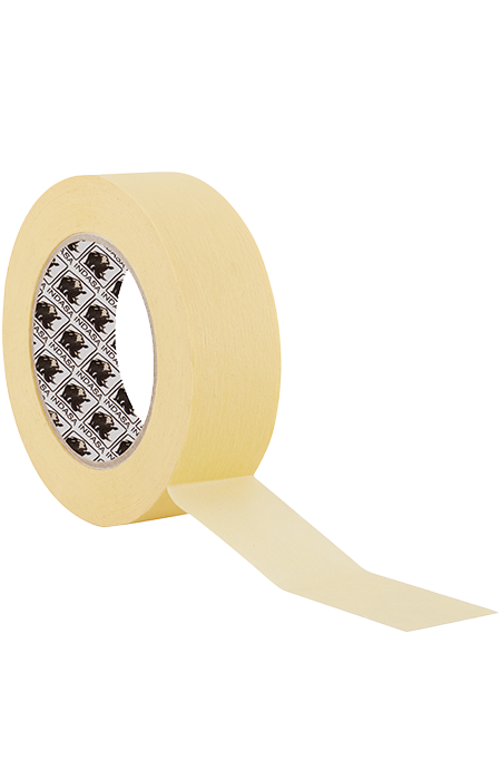 Indasa Klebeband Gelb, Abdeckband, Masking Tape, Mallerband, Kreppband, Mallerkrepp - MTE - 80°C