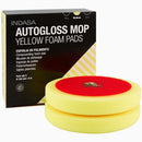 2 x Indasa Polierschwamm - 150mm Durchmesser - Gelb mittelhart - AUTOGLOSS MOP