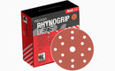 50 x Indasa Schleifscheiben RHYNOGRIP RED LINE 150mm 15Loch - Exzenter Profi Schleifpapier Klett