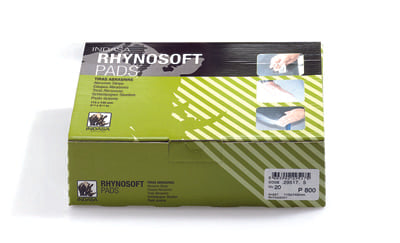 20 x Indasa RHYNOSOFT Pads 115 x140mm Körnung wählbar Schleifpapier SchleifSchwamm, Schleifblatt mit Schaumstoffunterlage geschnitten