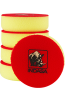 5 x Indasa Polierschwamm - 80mm Durchmesser - Gelb mittelhart - AUTOGLOSS MOP