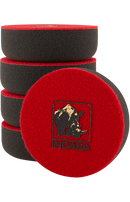 5 x Indasa Polierschwamm - 80mm Durchmesser - schwarz weich - AUTOGLOSS MOP