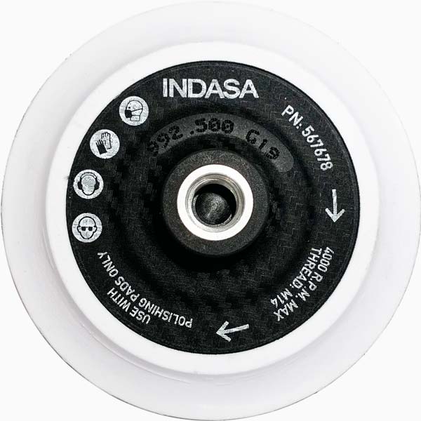 Indasa Polier Stützteller 125mm für Poliermaschine