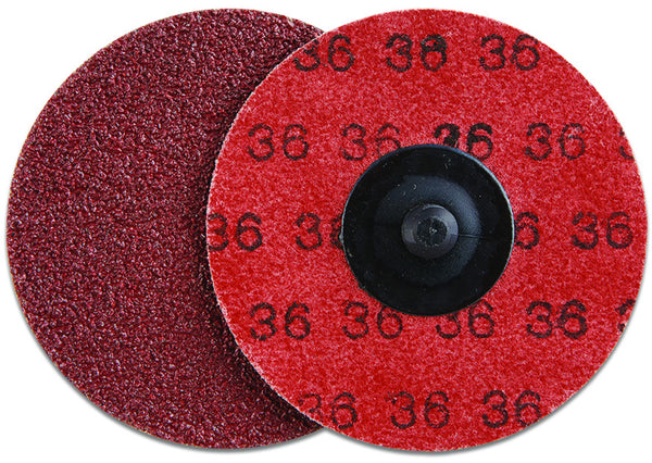 25 x Indasa Rhyno Schnellwechselscheiben Aluminiumoxid 75mm, Locking Discs, Schnellwechsel Schleifscheiben