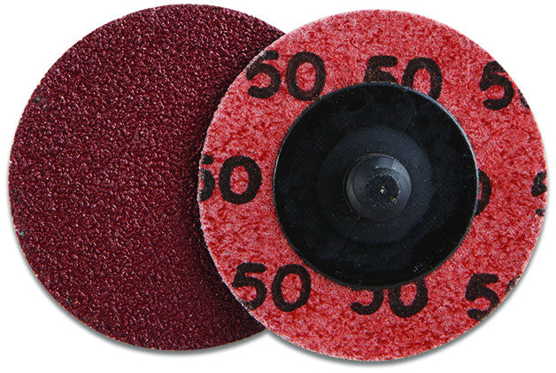 25 x Indasa Rhyno Schnellwechselscheiben Aluminiumoxid 50mm, Locking Discs, Schnellwechsel Schleifscheiben