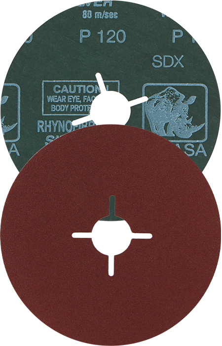 25 x Indasa RHYNOFIBRE ‘A’ SILVER Fiberschleifscheibe Ø180mm