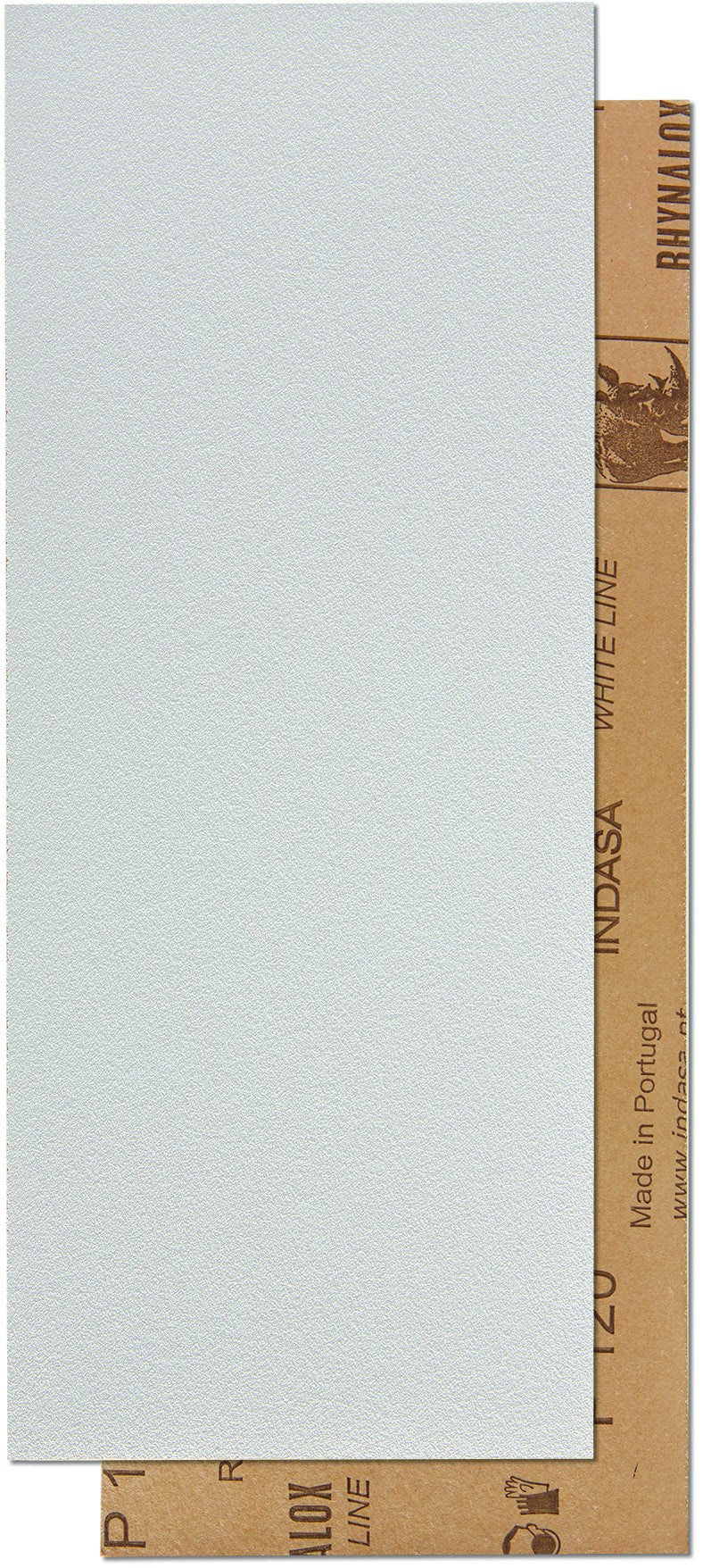 50 x Indasa RHYNALOX WHITE LINE Schleifstreifen 115 x 280mm, Rutscherstreifen, Schleifblätter
