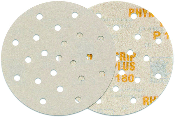50 x Indasa Schleifscheiben RHYNOGRIP PLUS LINE Ultravent D 150mm 21Loch - Schleifmittel resistent gegen Zusetzen