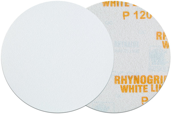 50 x Indasa Schleifscheiben RHYNOGRIP WHITE LINE D 150mm - Exzenter Profi Schleifpapier Klett, Exzenterschleifpapier