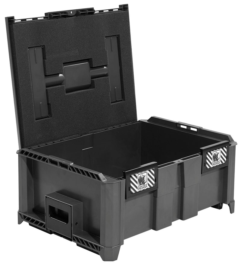 Indasa Kunststoffbox für Werkzeuge und Schleifgeräte 464x335x21